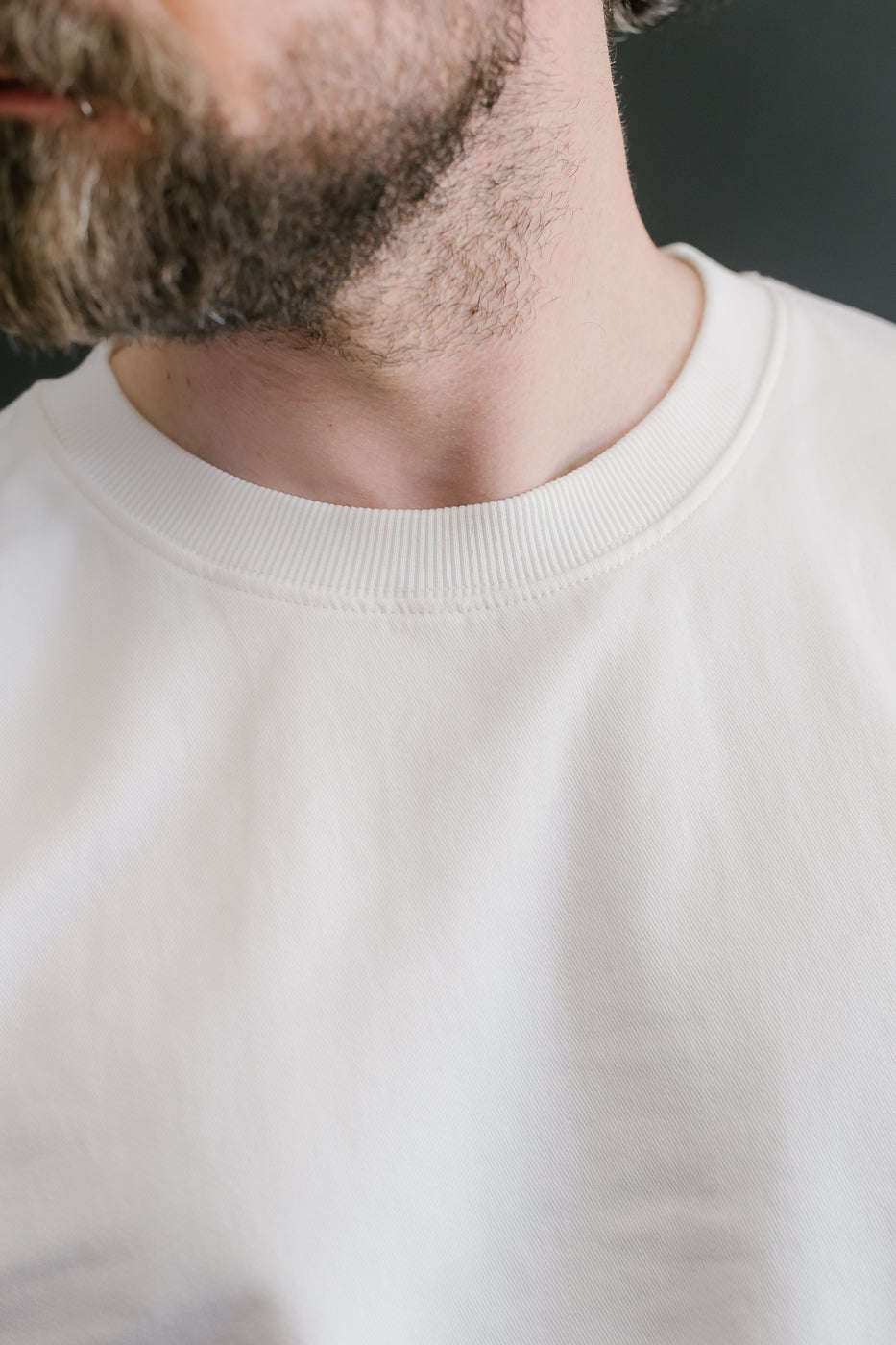 M-J-0001 - Power T Twill Jersey - Milk