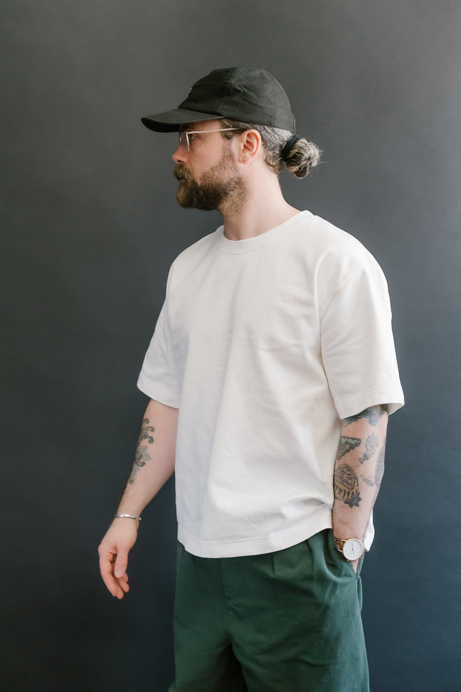 M-J-0001 - Power T Twill Jersey - Milk
