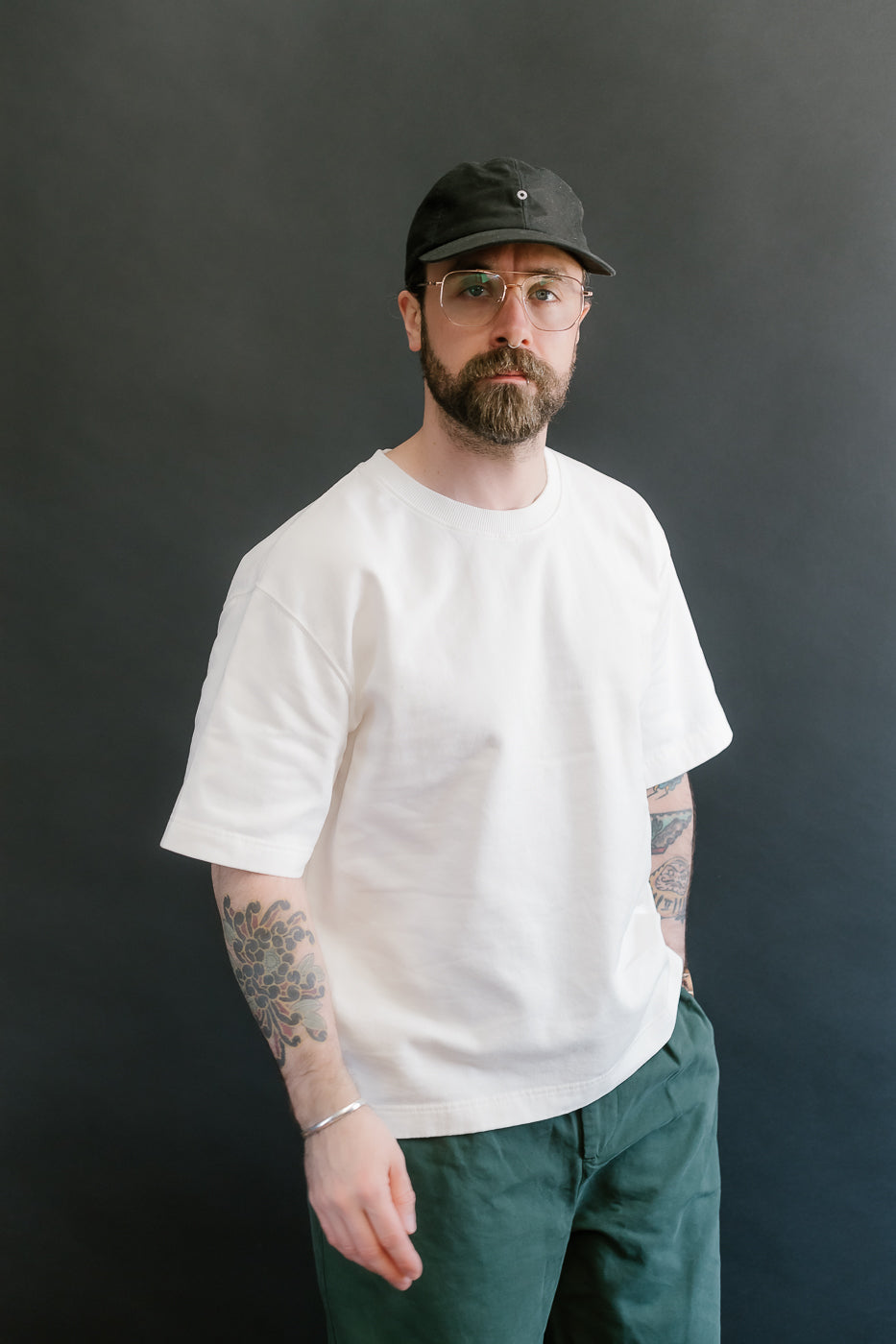 M-J-0001 - Power T Twill Jersey - Milk