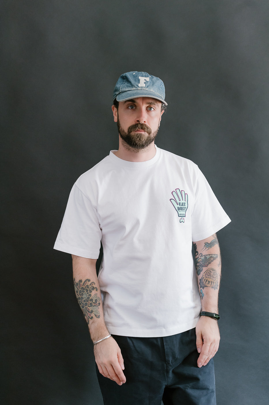 M-J-006 - Russel T-Shirt Antigoon - White