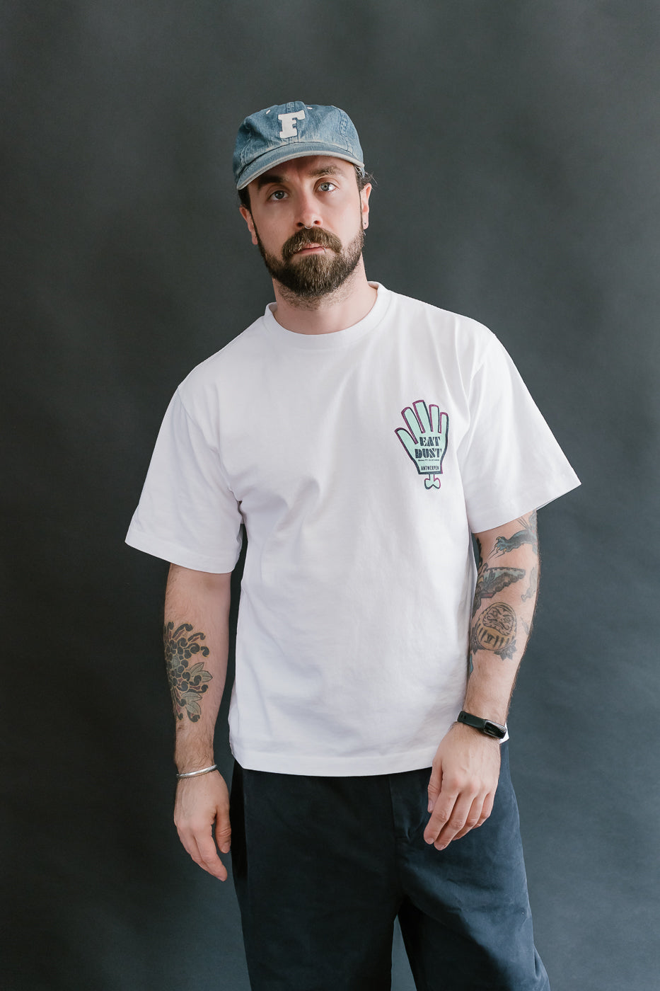 M-J-006 - Russel T-Shirt Antigoon - White