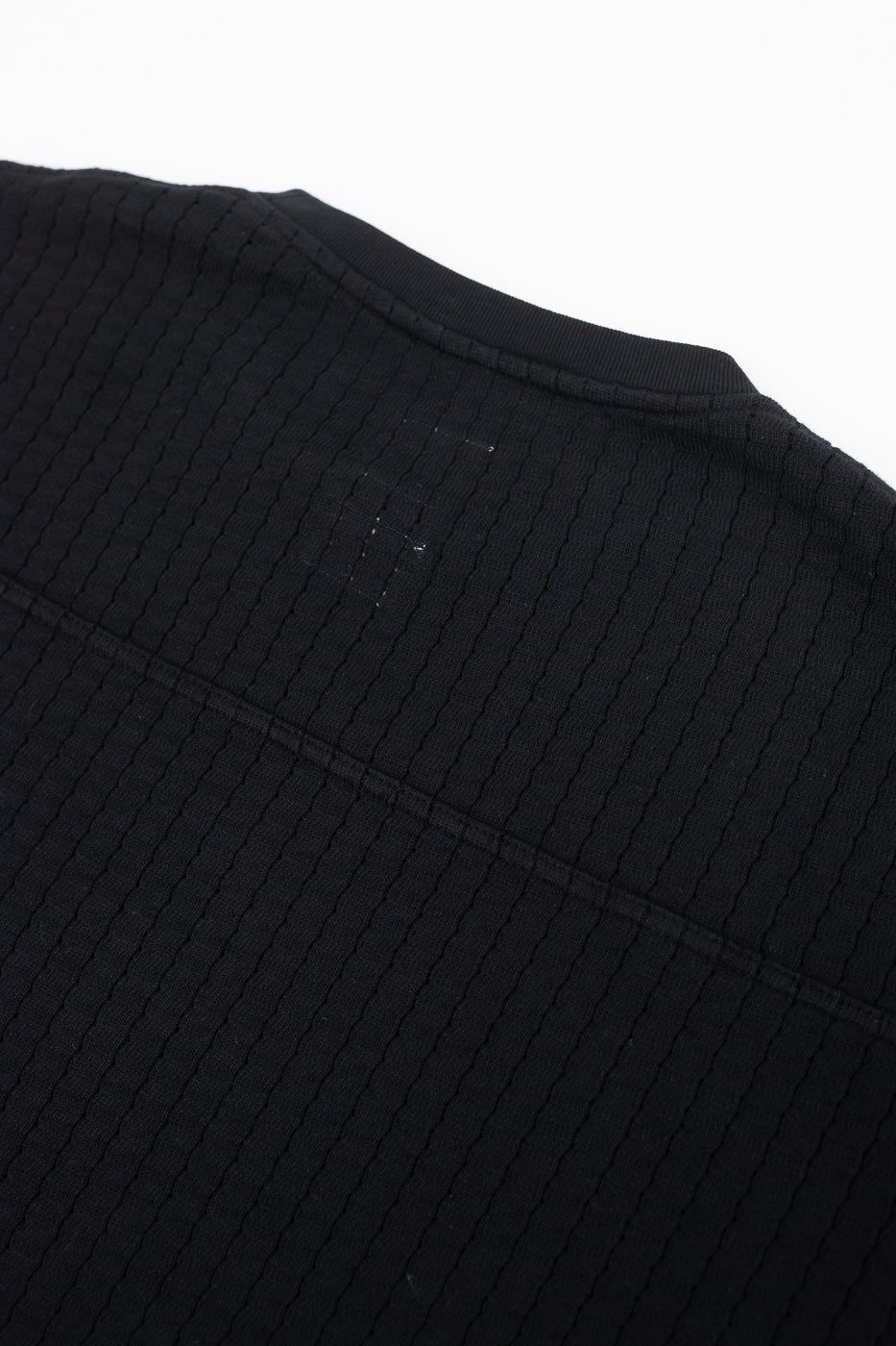 M-J-009 - Cotton Mesh Oversized T-shirt - Black