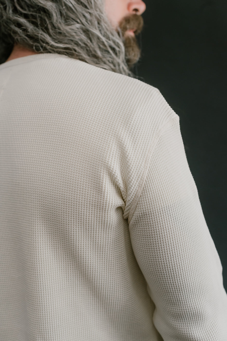 M-Z-J-NOS-008 - Thermo Waffle T Jersey - Off White