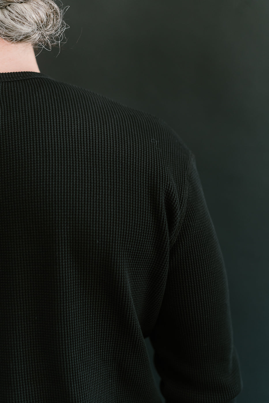 M-Z-J-NOS-900 - Thermo Waffle T Jersey - Black