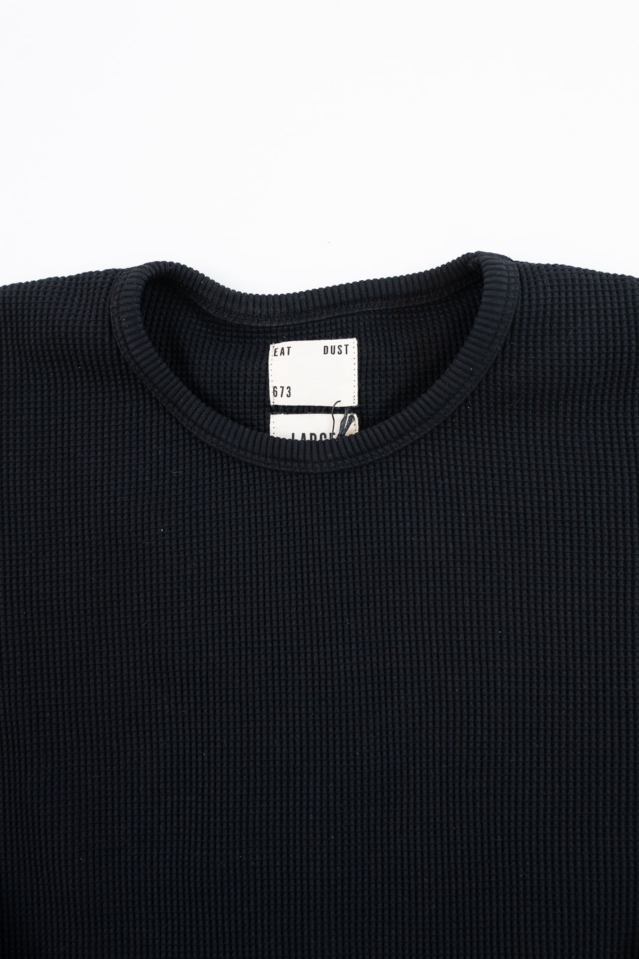 M-Z-J-NOS-900 - Thermo Waffle T Jersey - Black