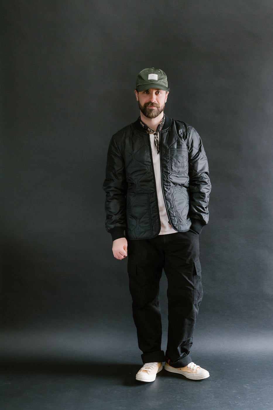 M-Z-A-NOS - Type 2 Frostbite Quilted Nylon Jacket - Black