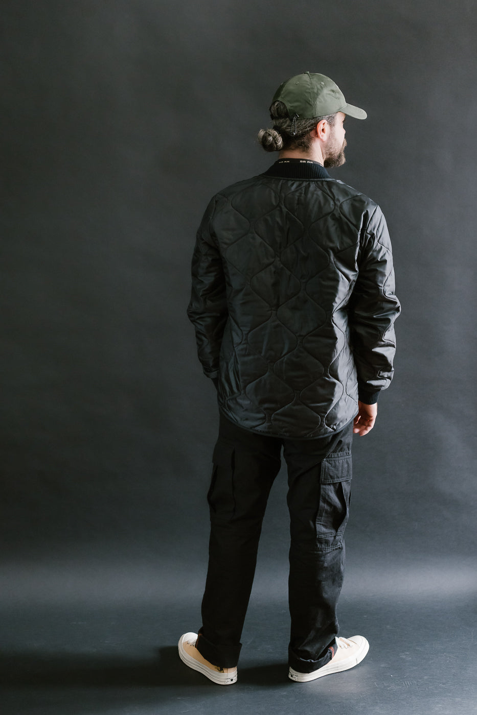M-Z-A-NOS - Type 2 Frostbite Quilted Nylon Jacket - Black