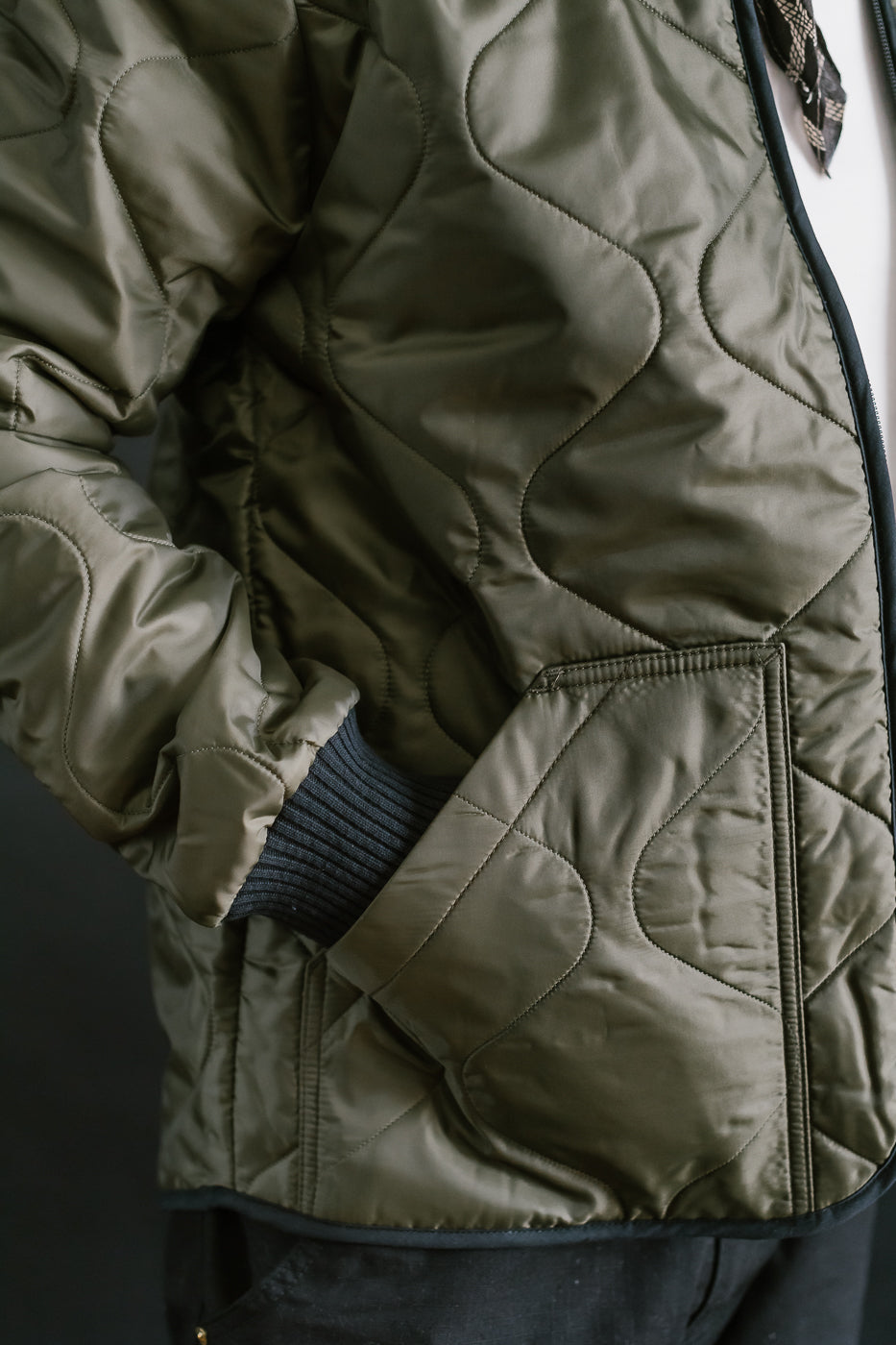 M-Z-A-NOS - Type 2 Frostbite Quilted Nylon Jacket - Khaki
