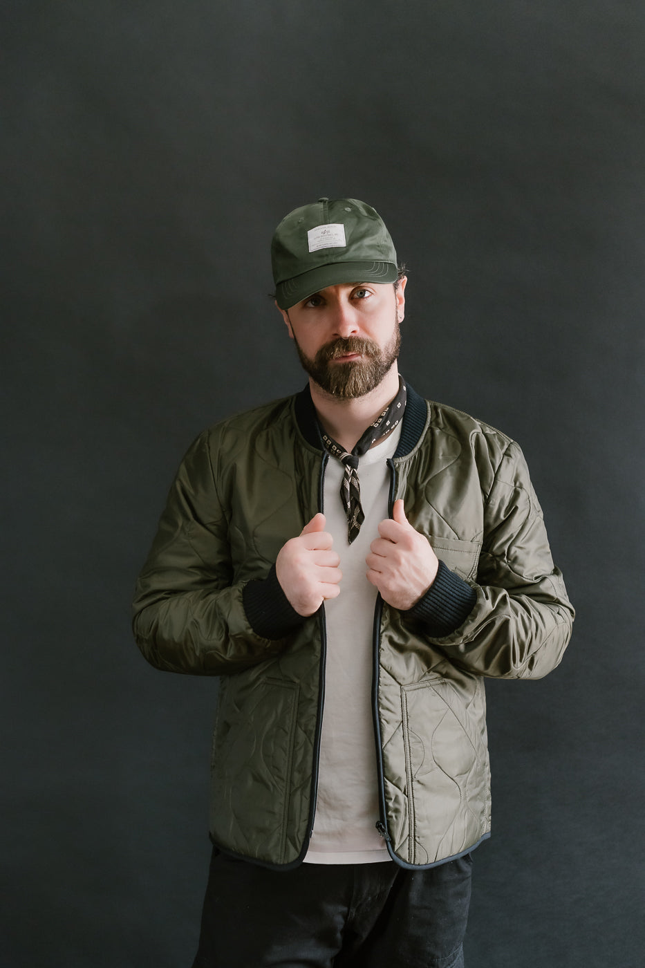 M-Z-A-NOS - Type 2 Frostbite Quilted Nylon Jacket - Khaki
