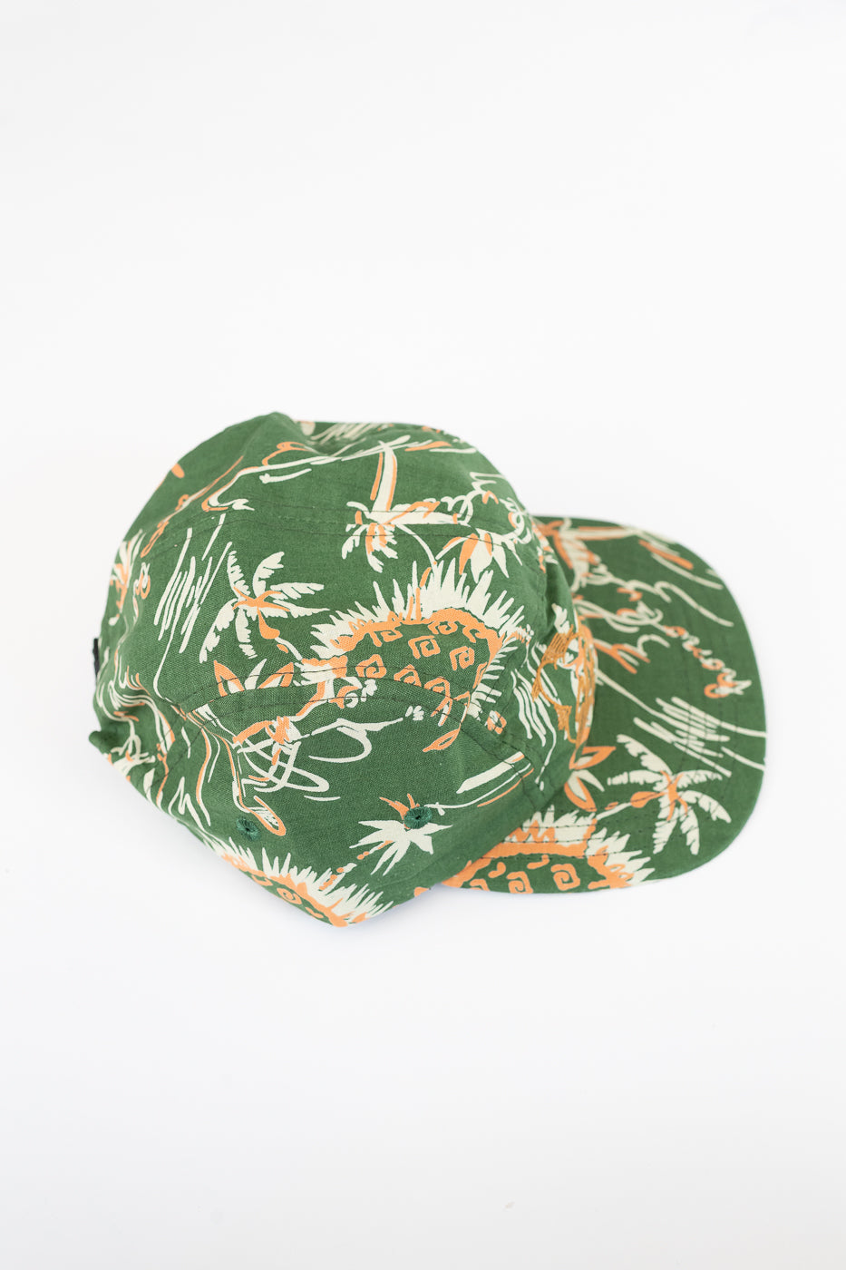 X-003-CCM-604 - 5-Panel Cap Casa Print - Green