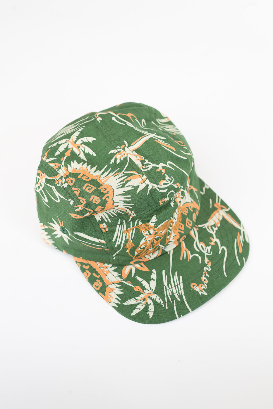 X-003-CCM-604 - 5-Panel Cap Casa Print - Green