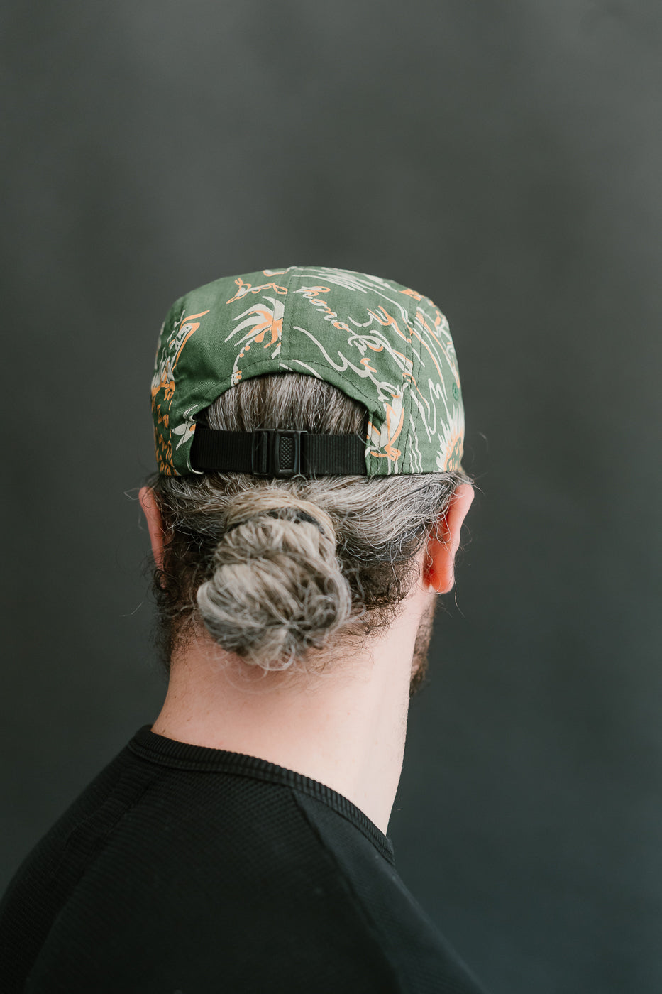 X-003-CCM-604 - 5-Panel Cap Casa Print - Green