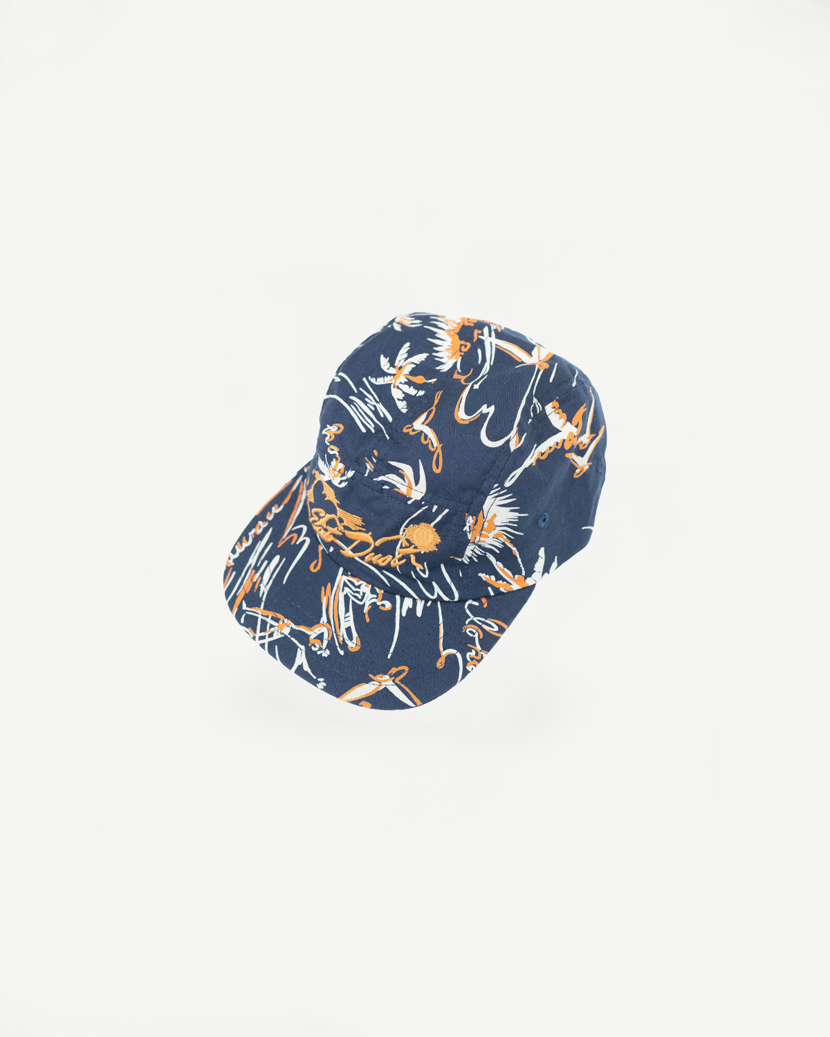 X-003-CCM-509 - 5-Panel Cap Casa Print - Navy