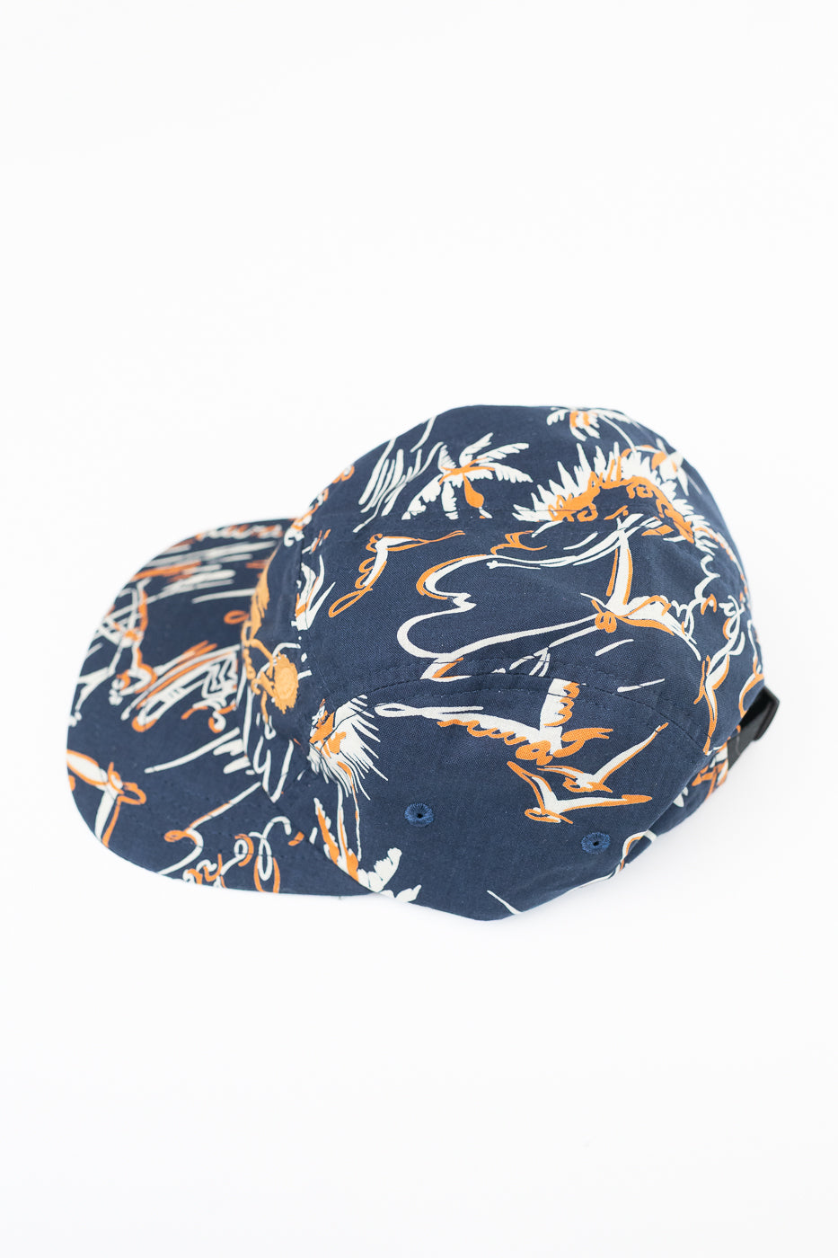 X-003-CCM-509 - 5-Panel Cap Casa Print - Navy