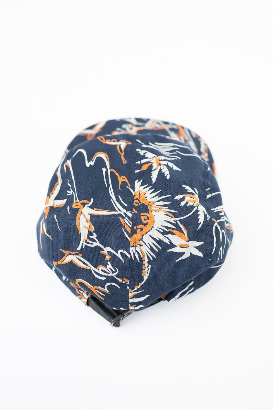 X-003-CCM-509 - 5-Panel Cap Casa Print - Navy