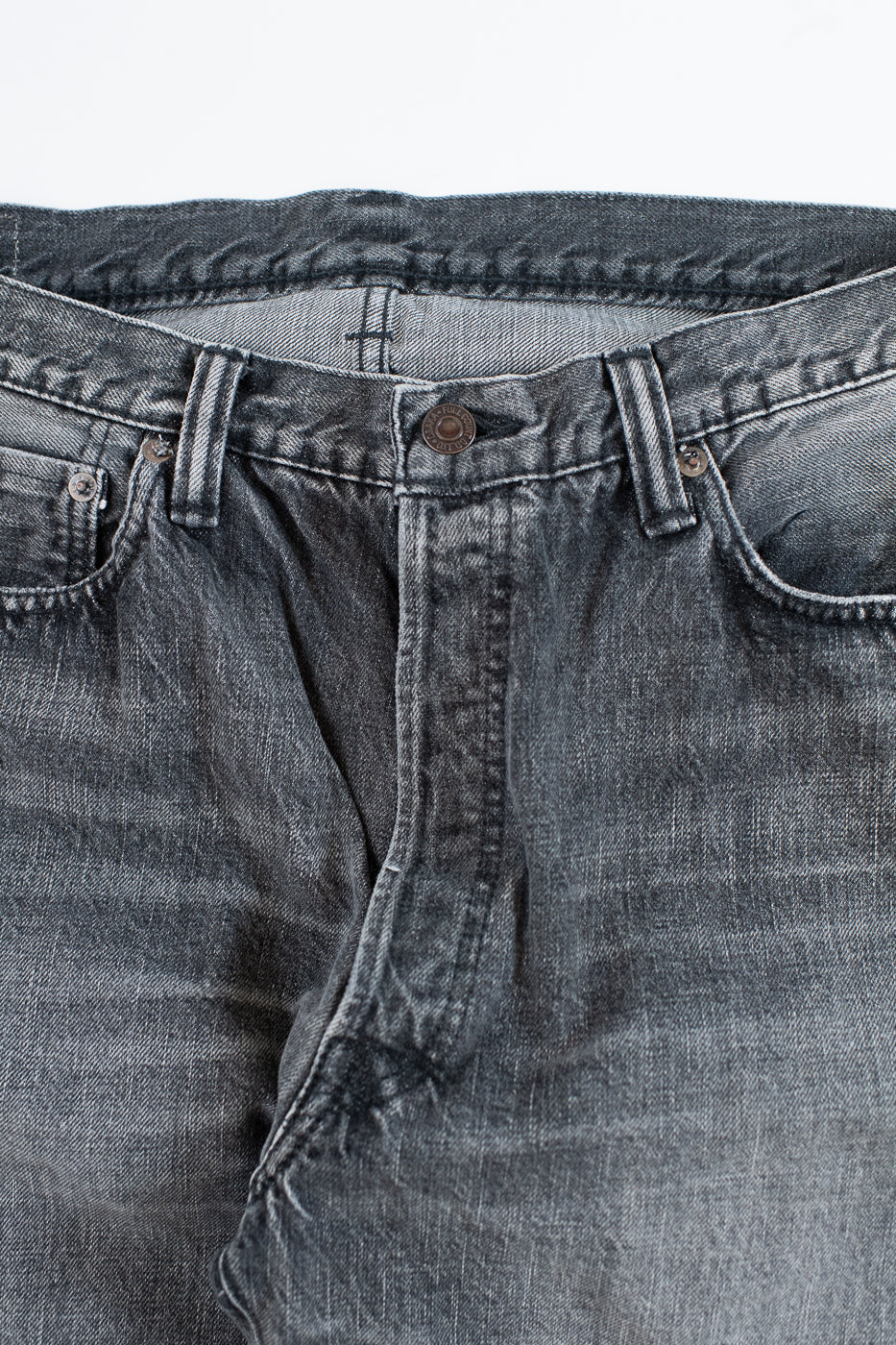 0105BKHW - 13.7oz Black Selvedge Denim Dartford - Wide Fit