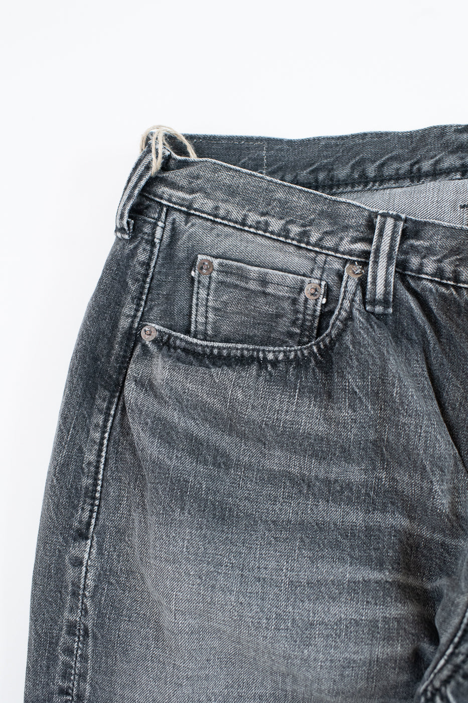 0105BKHW - 13.7oz Black Selvedge Denim Dartford - Wide Fit
