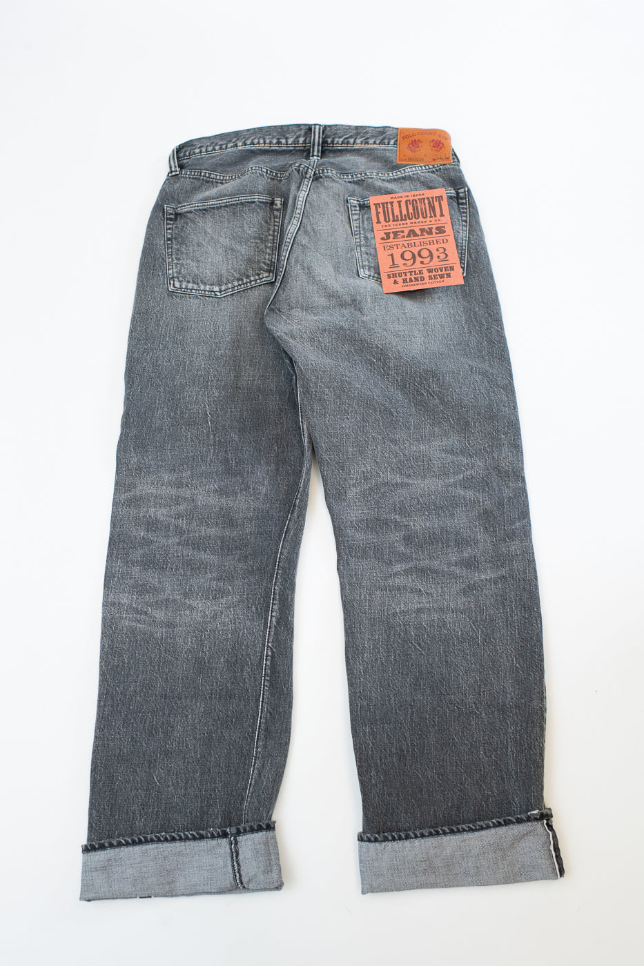 0105BKHW - 13.7oz Black Selvedge Denim Dartford - Wide Fit