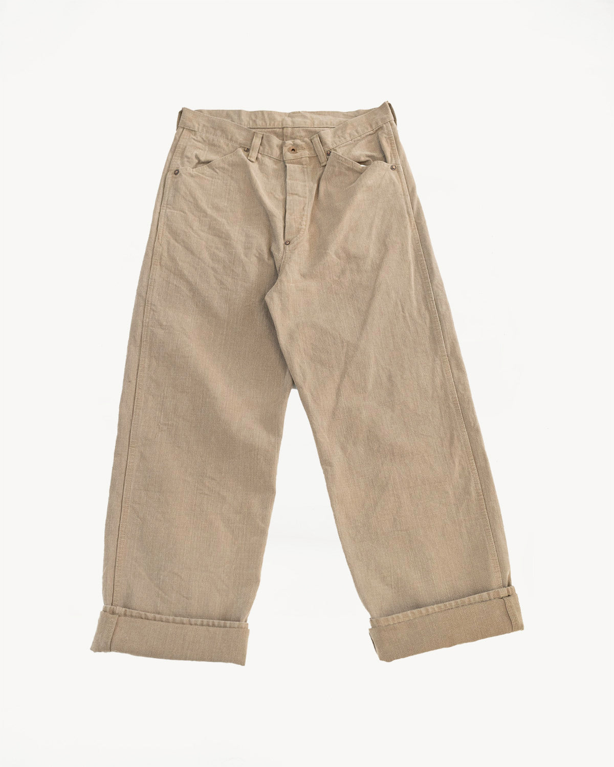 1129-5 - 14oz Sulfur Dye Heavy Oxford Work Pants - Olive Drab