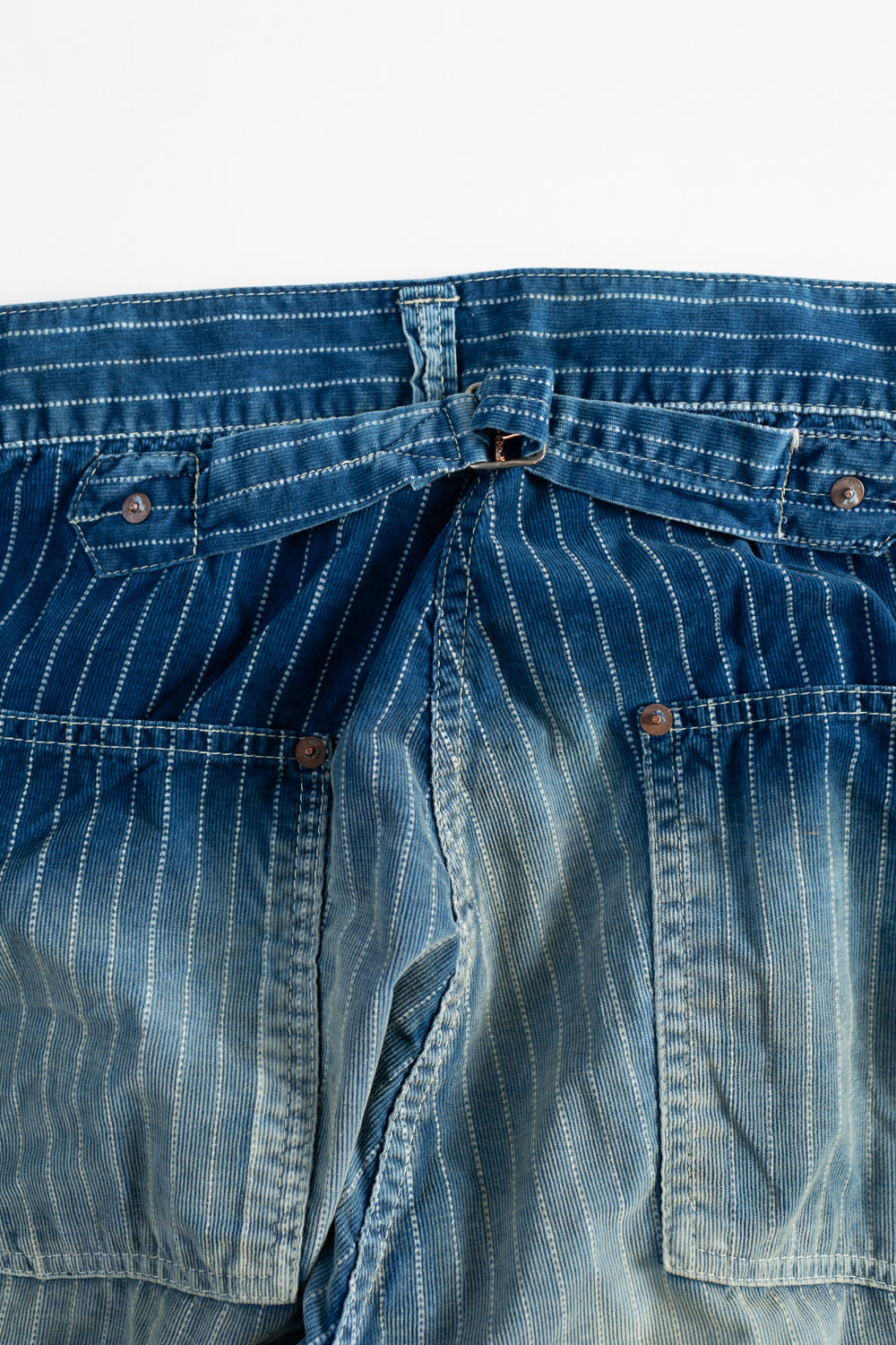 1129HW-4 - Wabash Corduroy Work Pants - Indigo Hand Vintaged