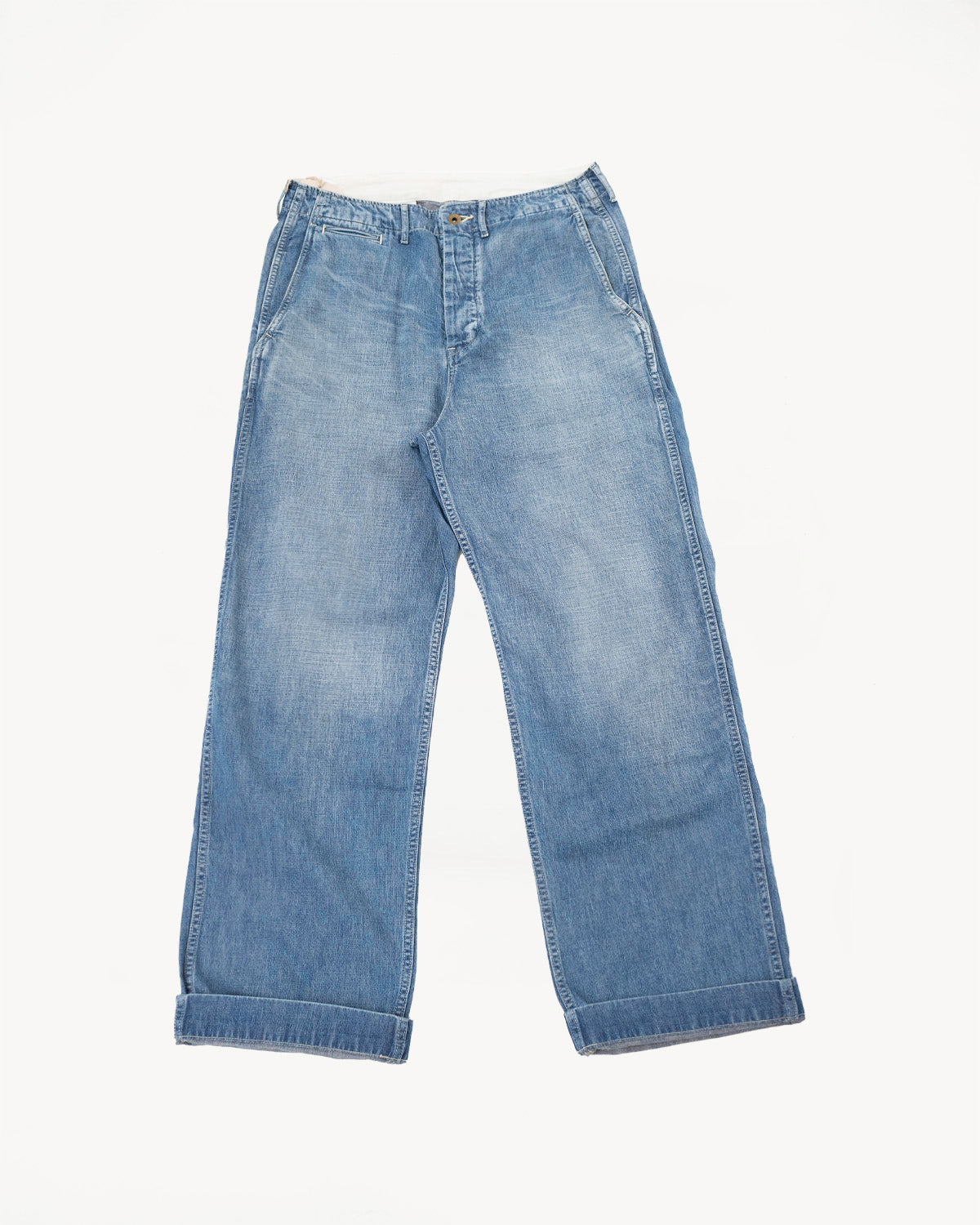 1201HW-24A - M-41 Denim Trouser - Indigo Hand Wash