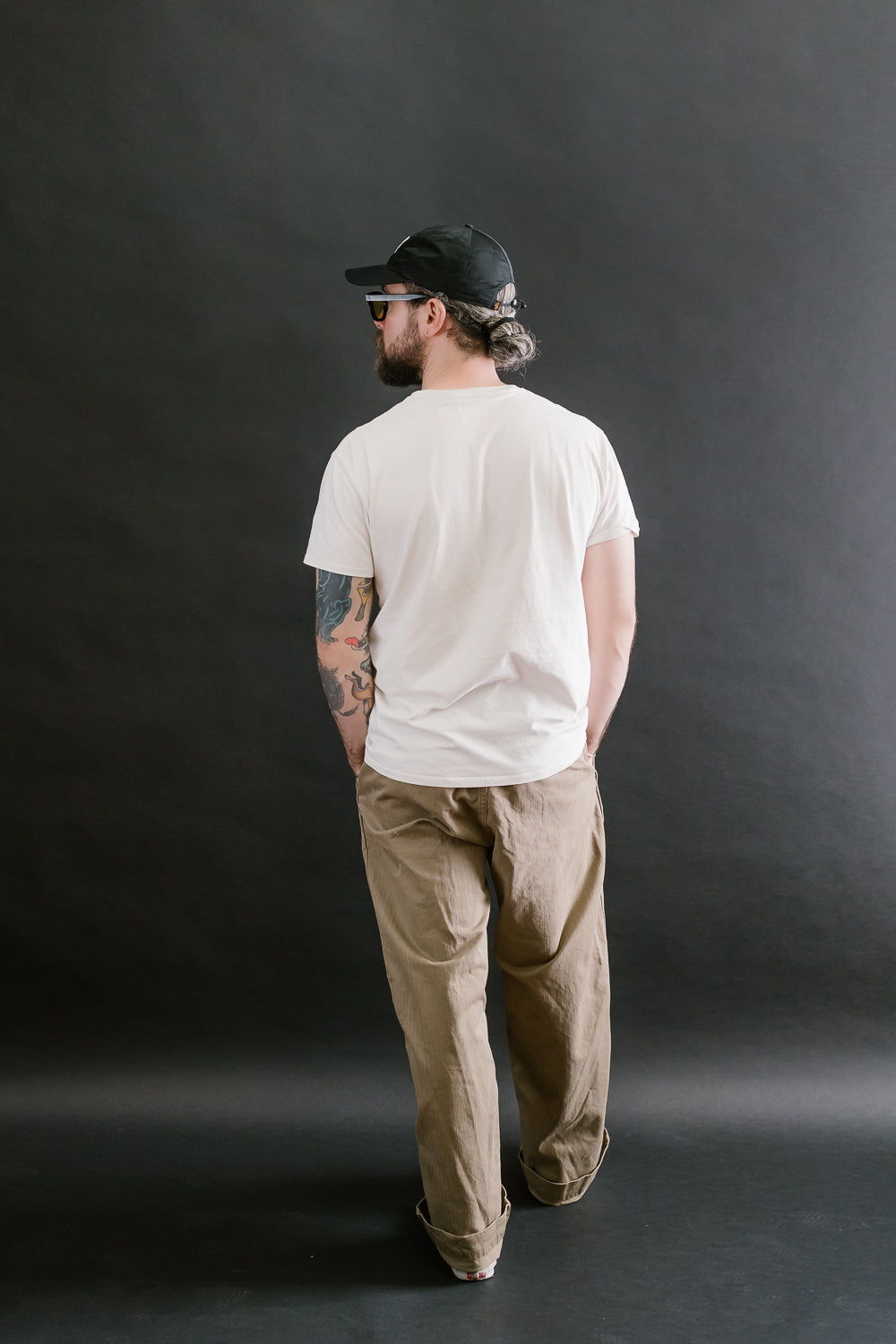 1201-24B - M-42 HBT Trousers - O.D. Hand Vintaged