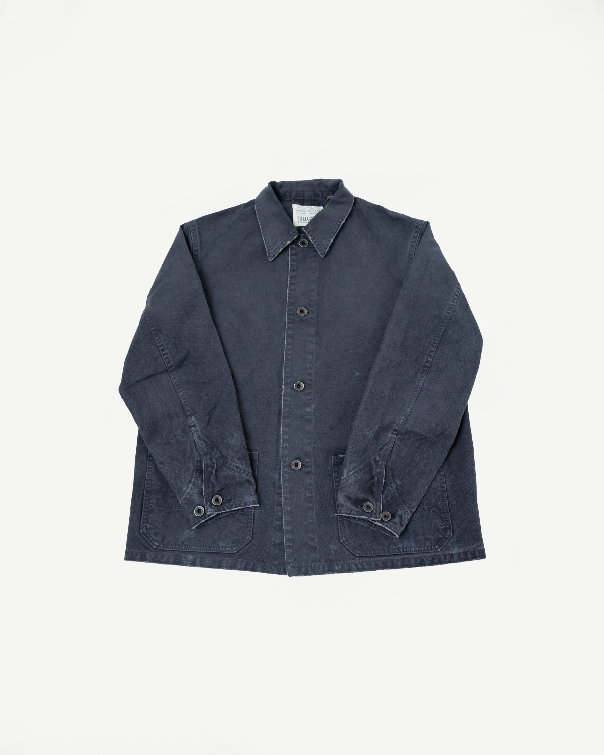 2053VE - Tent Cloth Chore Jacket Vintage Effect - Faded Black