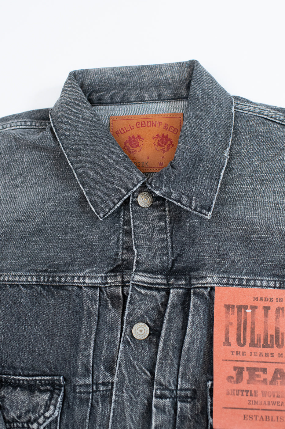 2102BKHW - 13.7oz Black Selvedge Denim Dartford - Type II | Dant