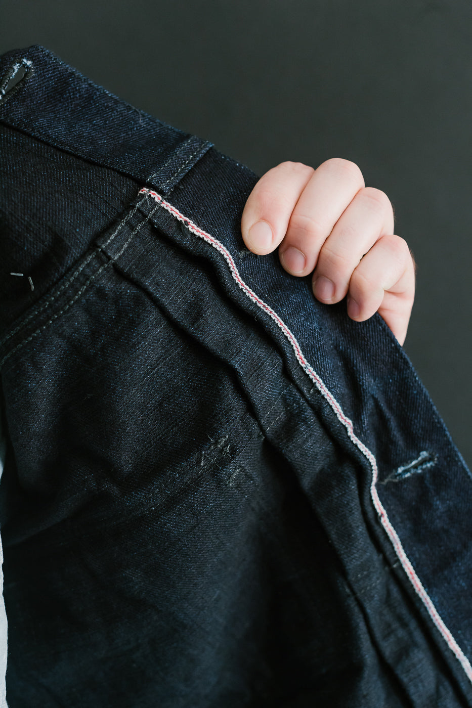 2102SRB - 15.5oz Super Rough Selvedge Type II Jacket - Indigo x Black