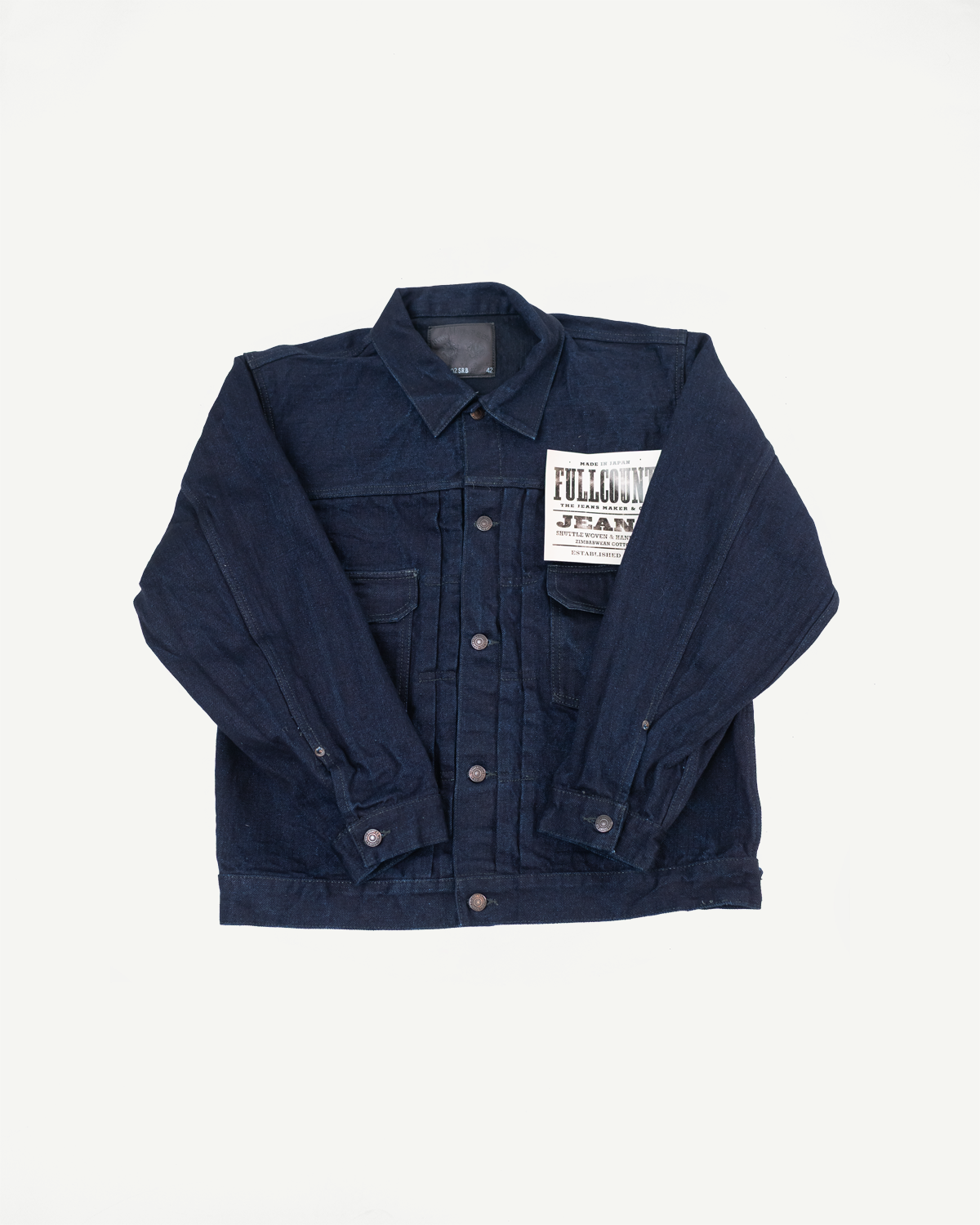 2102SRB - 15.5oz Super Rough Selvedge Type II Jacket - Indigo x Black
