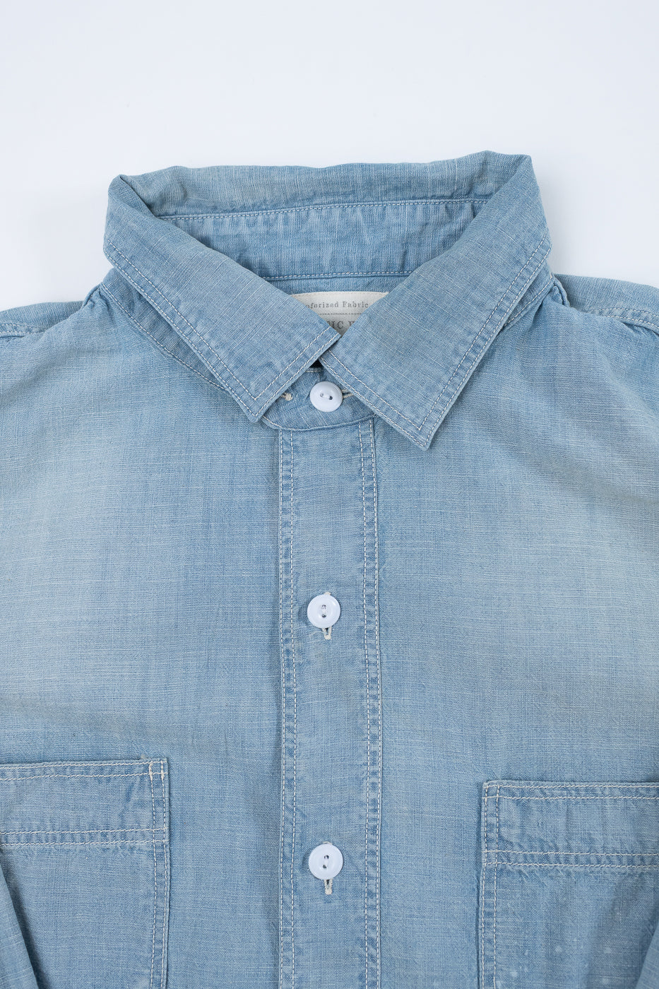 4091HW - 20s Short Chambray Shirt -