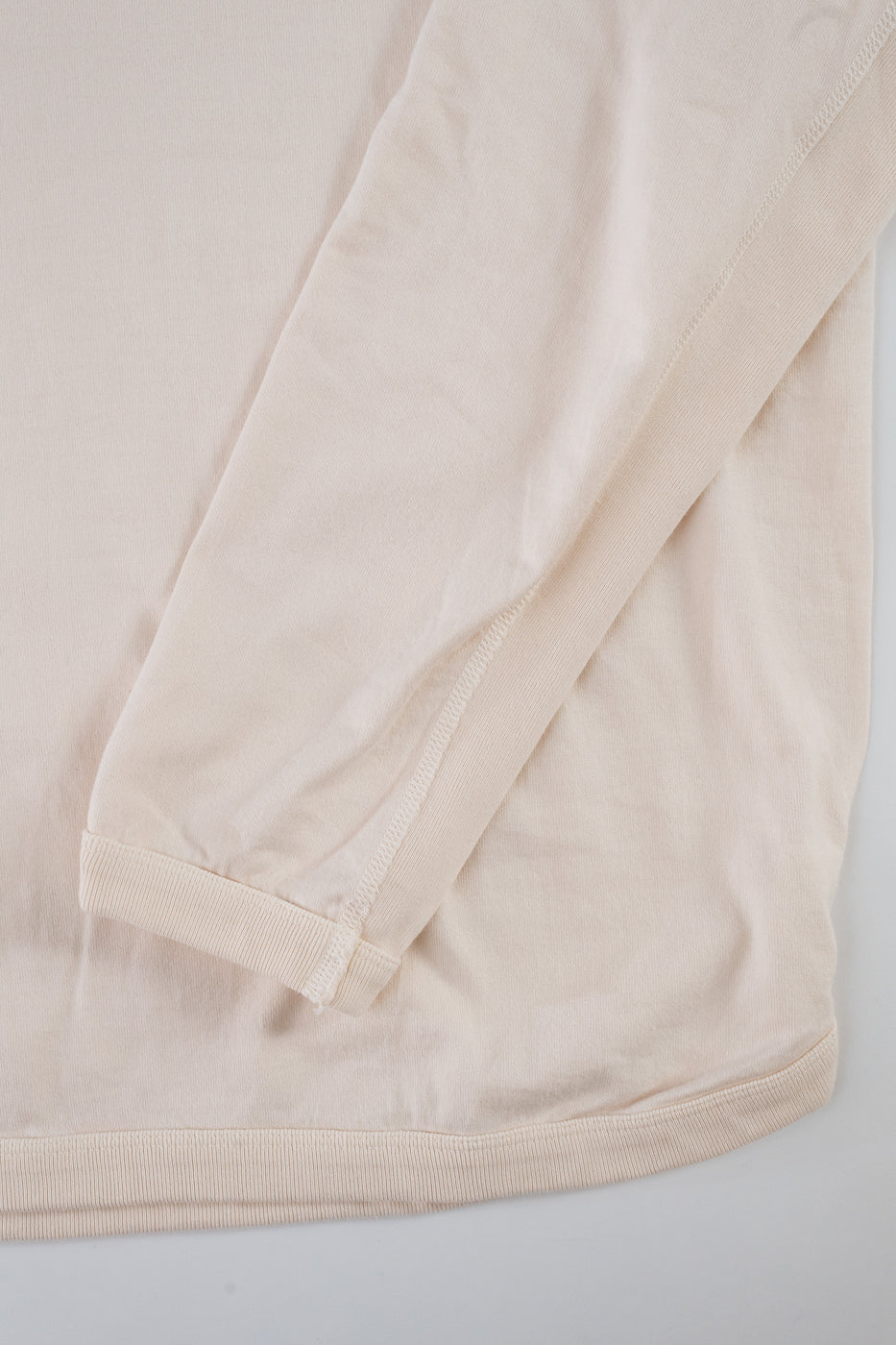 5222L - Flat Seam Heavyweight LS T-Shirt - Ecru
