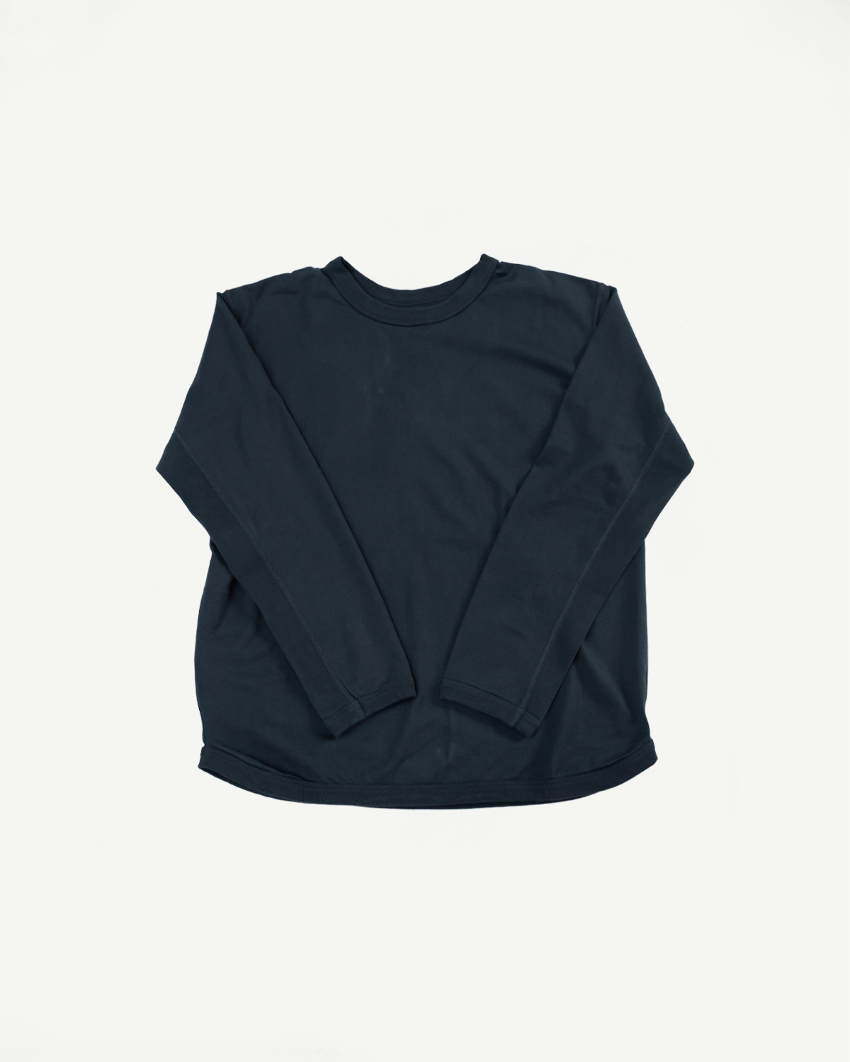 5222L - Flat Seam Heavyweight LS T-Shirt - Ink Black