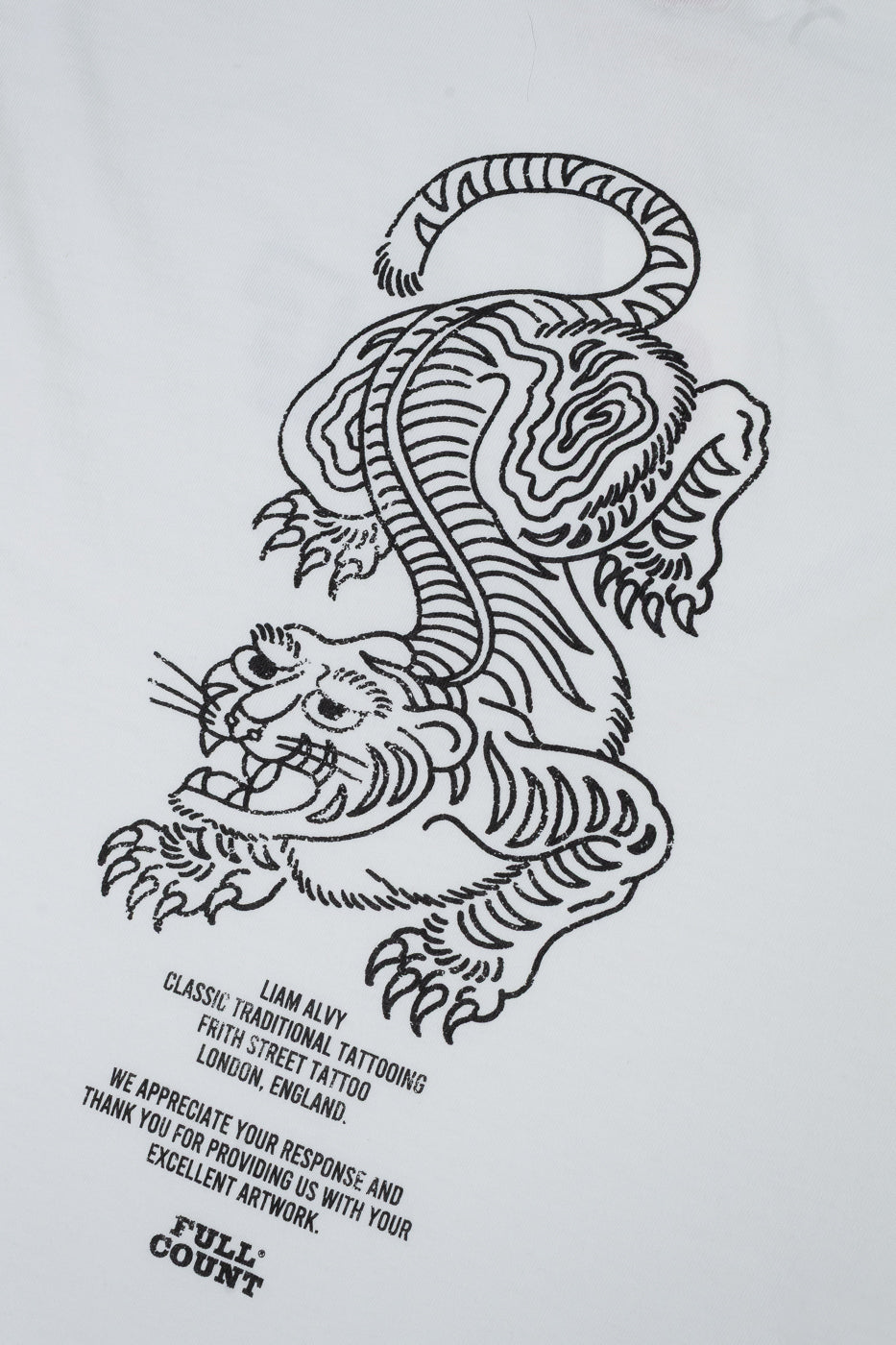 5500PT-14 - Tiger T-Shirt - White
