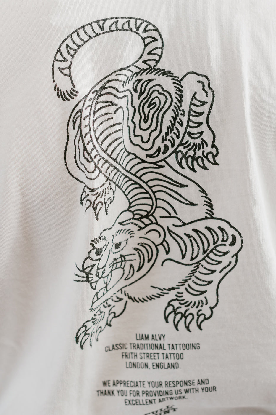 5500PT-14 - Tiger T-Shirt - White