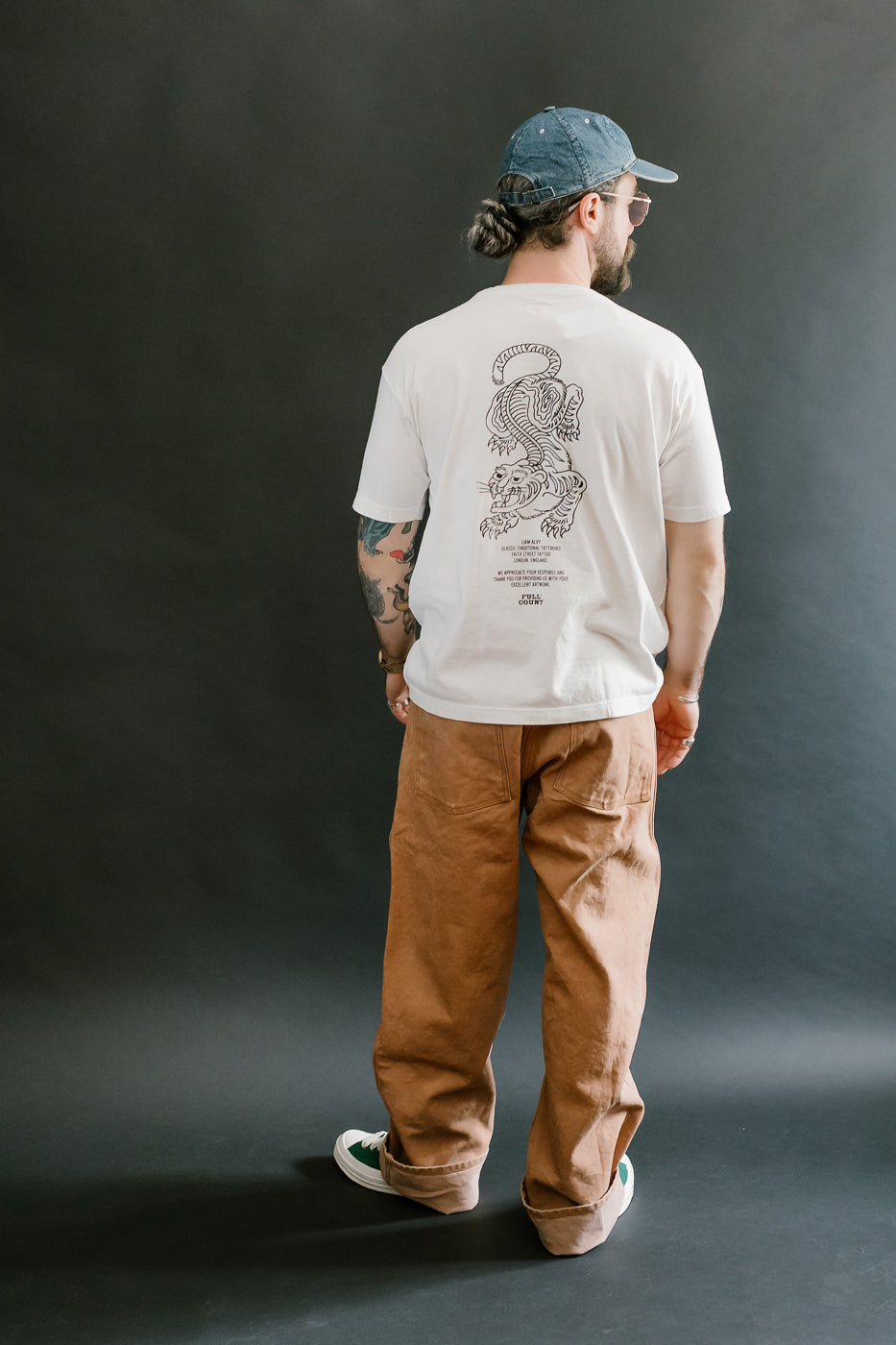 5500PT-14 - Tiger T-Shirt - White