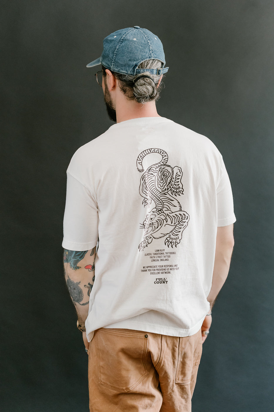 5500PT-14 - Tiger T-Shirt - White