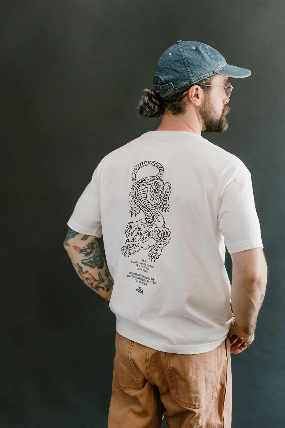 5500PT-14 - Tiger T-Shirt - White
