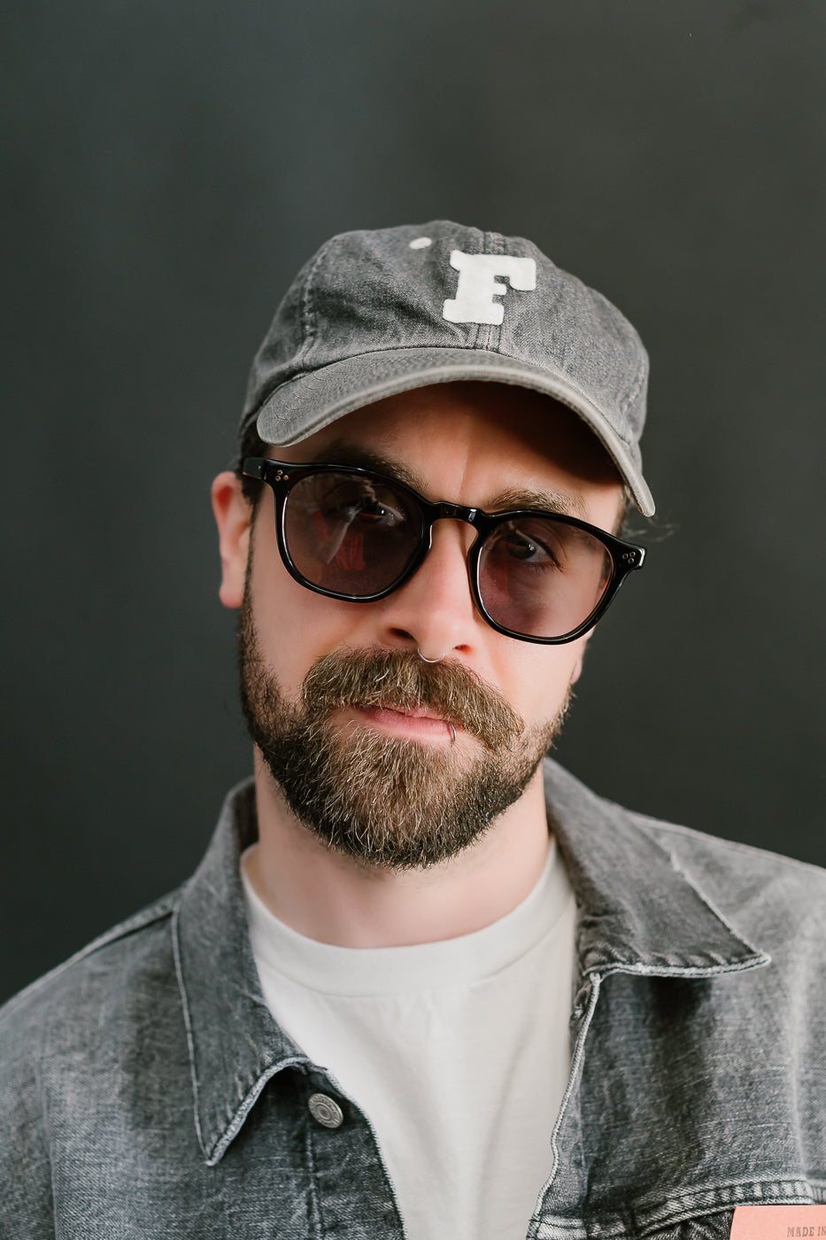 6022-3 - Old Parisien Sunglasses - Black x Black
