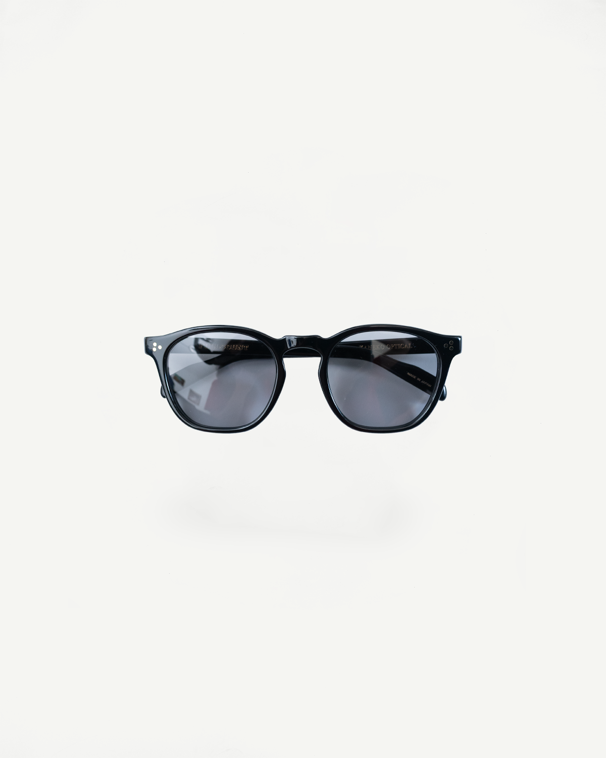 6022-3 - Old Parisien Sunglasses - Black x Black