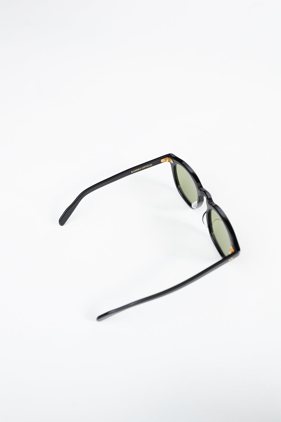 6022-3 - Old Parisien Sunglasses - Black x Green