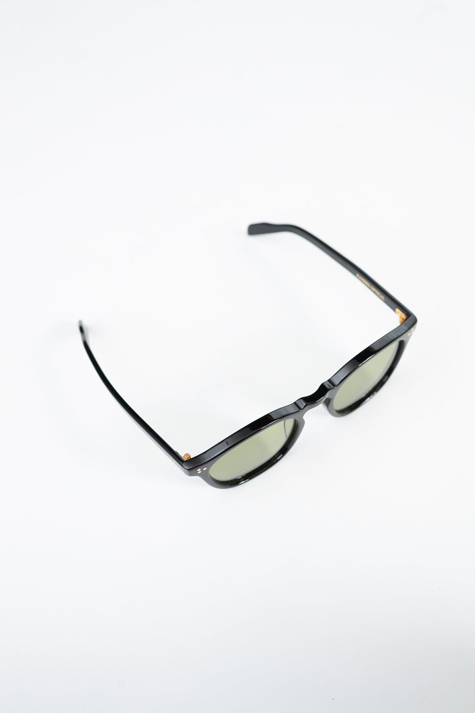 6022-3 - Old Parisien Sunglasses - Black x Green