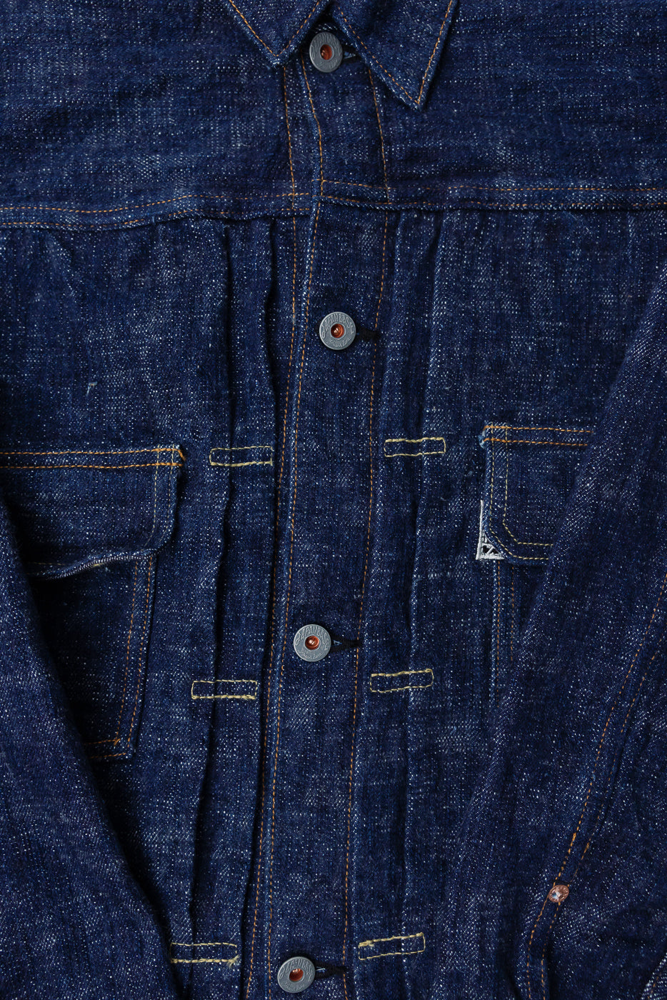 15oz Skein Dyed Slubby Blue Indigo Selvedge - Type II Denim Jacket