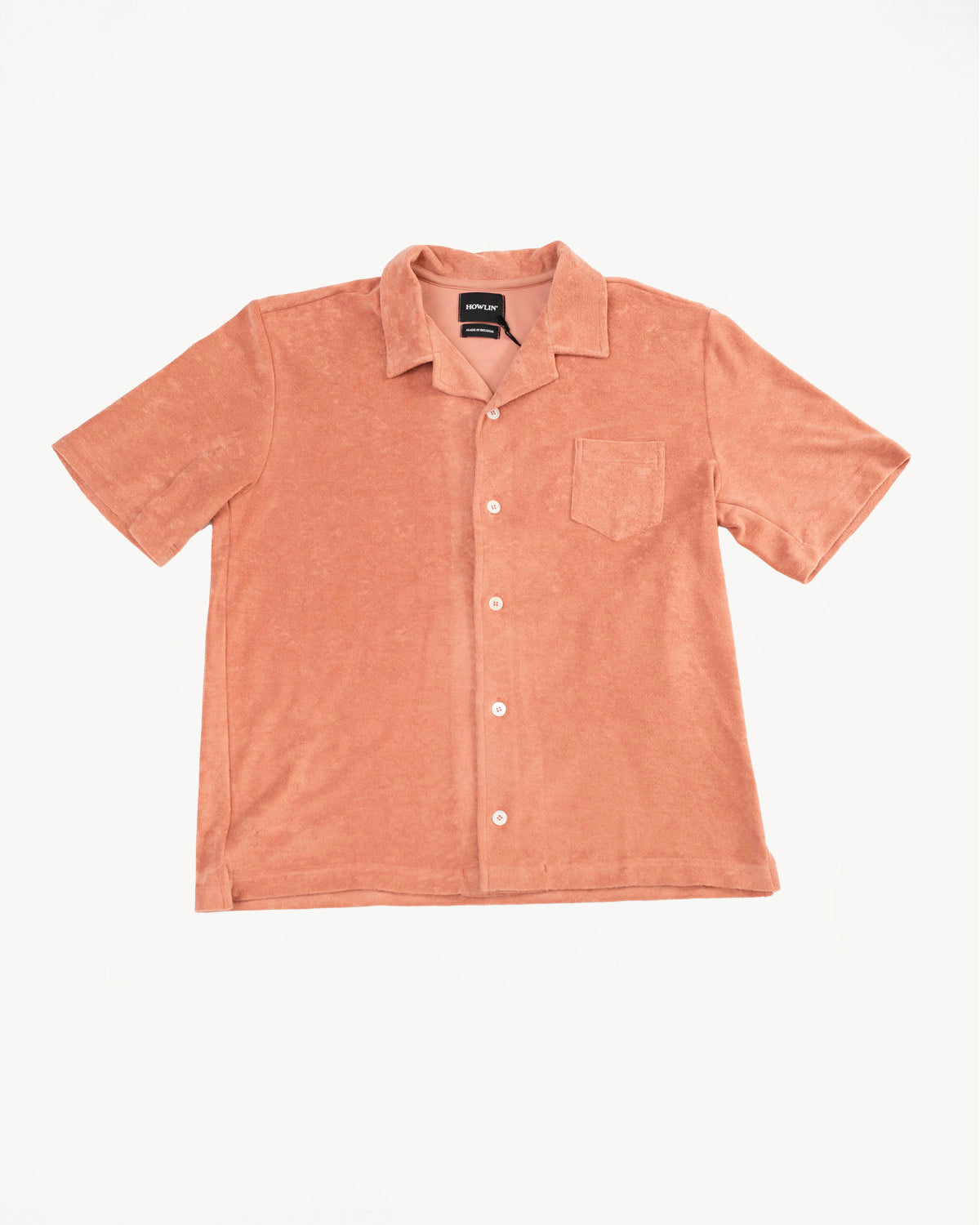 Cocktail in Towel Shirt - Salmon