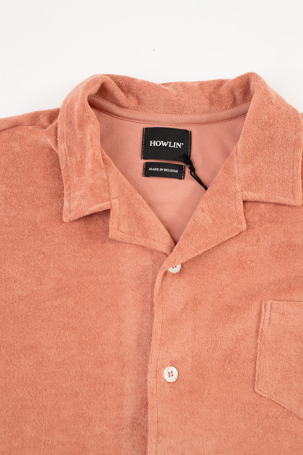 Cocktail in Towel Shirt - Salmon