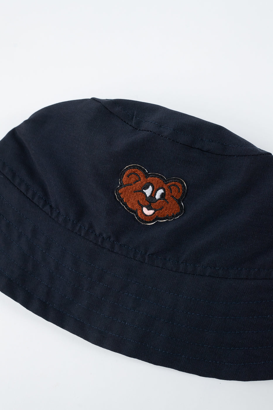 Dream On Dreamer Hat Nylon Shaggy Bear - Navy