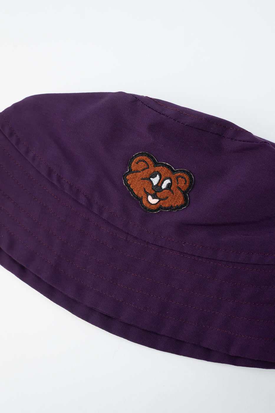 Dream On Dreamer Hat Nylon Shaggy Bear - Purple