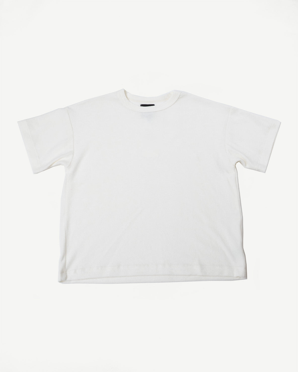 Fons Boxy Fit Towel T-Shirt - Ecru