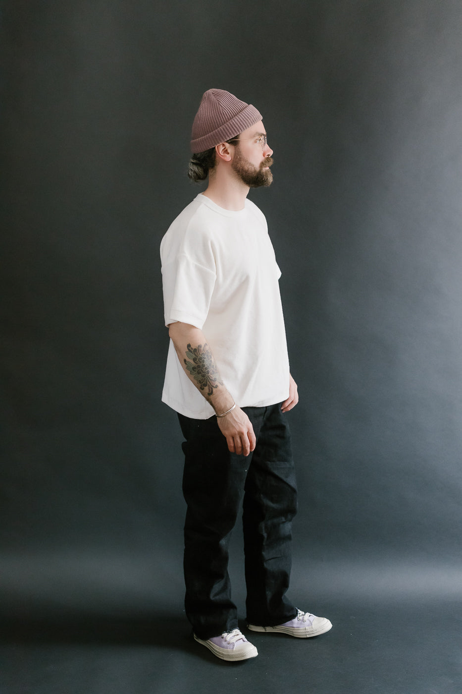 Fons Boxy Fit Towel T-Shirt - Ecru