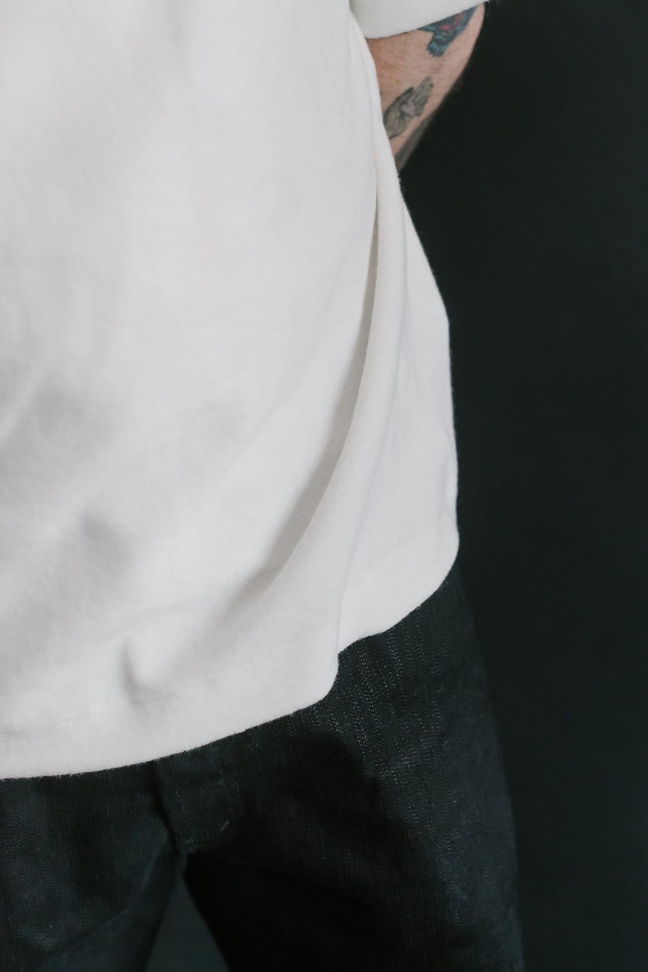 Fons Boxy Fit Towel T-Shirt - Ecru